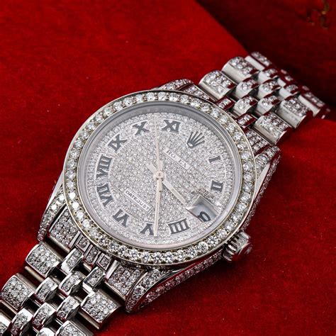 rolex silver watch|silver rolex watch with diamonds.